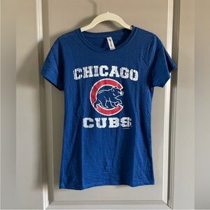 5th & Ocean - blue Chicago Cubs burnout t-shirt. Worn once